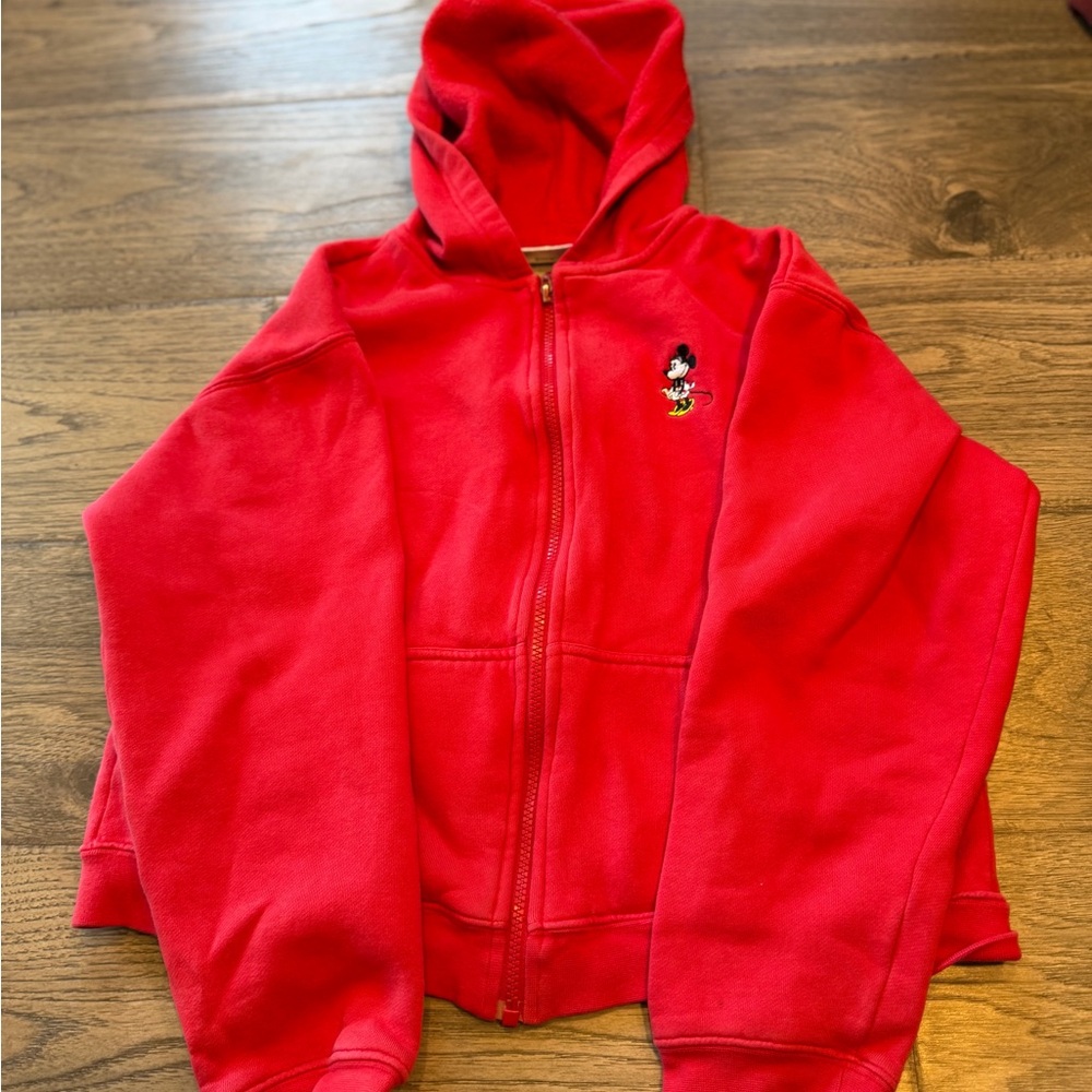 Disneyland Kids Zip Up Hoodie Minnie Mouse
